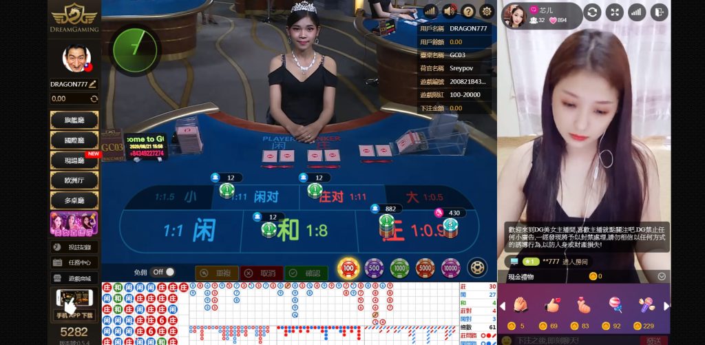 想要美女陪你玩？快來DG真人百家樂！｜申博太陽城